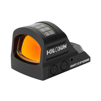 Holosun, HS407C X2, 2 MOA Red Dot, Open Reflex Sight